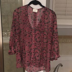 Anthropology Pins & Needles blouse